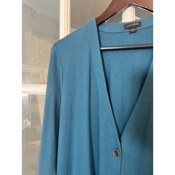 J Jill Lot Of 2 Open Front Cardigan Black Blue Size Large.    Dd - Picture 8 of 10